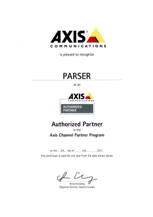 axis certificate