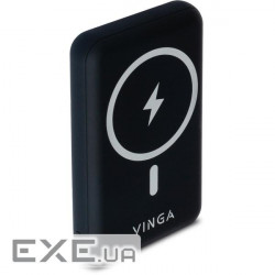 Повербанк із бездротовою зарядкою VINGA Wireless Magnetic QC+PD 10000mAh (VPBAMS10BK)