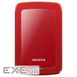 Портативний жорсткий диск ADATA HV300 1TB USB3.1 Red (AHV300-1TU31-CRD)