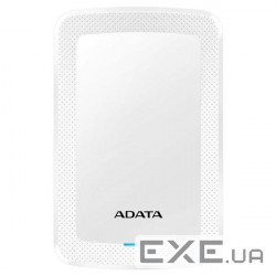 Портативний жорсткий диск ADATA HV300 1TB USB3.1 White (AHV300-1TU31-CWH)